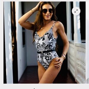 NEW with tags DESiGNER Kenny Flowers swim suit